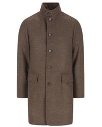 Loro Piana - High-Neck Sweater Coat - Lyst