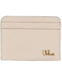 Chloé - Chloé Iconic Logo Plaque Card Holder - Lyst