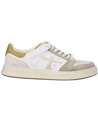 Premiata - Round Toe Lace-Up Sneakers - Lyst