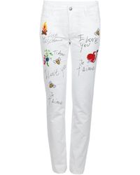 Moschino - Logo Slim Casual Pants - Lyst
