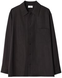 Lemaire - Lightweight Wool Gabardine Overshirt - Lyst
