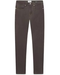 FRAME - L'Homme Slim Brushed Twill Jeans - Lyst