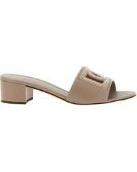 Dolce & Gabbana - Cut-Out Logo Slides - Lyst