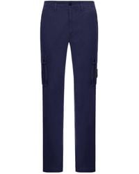Stone Island - Low-Rise Slim Trousers - Lyst