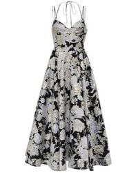 Erdem - Rea Jacquard Fil Coupe Midi Dress - Lyst