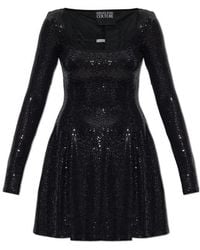 Versace Jeans Couture - Couture Sequin Embellished Mini Dress - Lyst