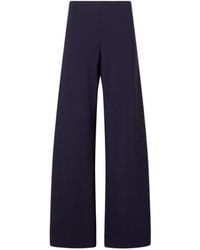 Nili Lotan - High Waist Wide Leg Trousers - Lyst