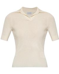Burberry - Ribbed-Knit Cashmere Top - Lyst