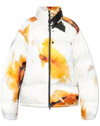 Y-3 - Abstract Printed Padded Puffer Jacket - Lyst