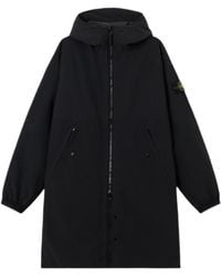Stone Island - Zipped Hooded Parka - Lyst