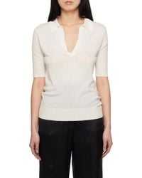 Gabriela Hearst - Short-Sleeved Polo Shirt - Lyst