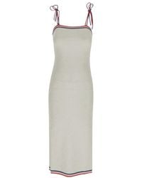 Fendi - Allover Ff Logo Knitted Dress - Lyst