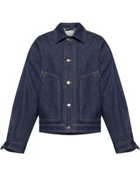 Isabel Marant - Long Sleeve Denim Jacket - Lyst