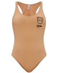 Moschino - Underbear Logo Bodysuit - Lyst