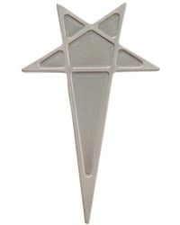 Rick Owens - Pentagram Lapel Pin - Lyst