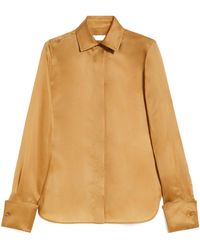 Max Mara - Nola Buttoned Long-Sleeved Shirt - Lyst