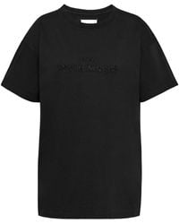 Maison Margiela - Logo-Embroidered Crewneck T-Shirt - Lyst