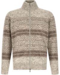 Brunello Cucinelli - 'Nordic Jacquard' Cardigan - Lyst