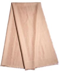 Gucci - Double G Silk Wool Shawl - Lyst