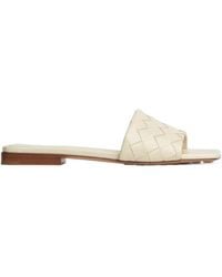 Bottega Veneta - Parco Intrecciato Flat Sandals - Lyst