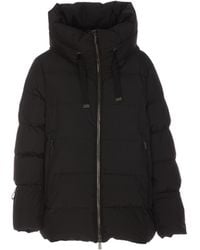 Moorer - Gadia-Stp Hooded Drawstring Padded Jacket - Lyst