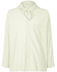 Homme Plissé Issey Miyake - Long-Sleeve Scarf Shirt - Lyst