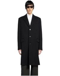 Bottega Veneta - Single-Breasted Wool Coat - Lyst