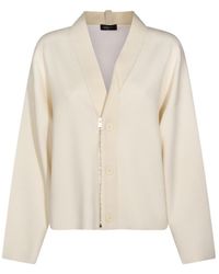 Fabiana Filippi - V-Neck Zipped Cardigan - Lyst
