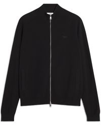Maison Kitsuné - Maison Kitsuné Zip-Up Knitted Cardigan - Lyst