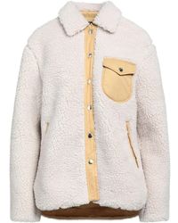 Rag & Bone - Solid Color Teddy Fleece Coat - Lyst