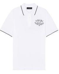 Amiri - Logo-Embroidered Cotton Polo Shirt - Lyst