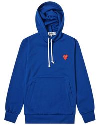 COMME DES GARÇONS PLAY - Logo Hooded Sweater - Lyst