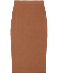 Saint Laurent - High Waist Pencil Skirt - Lyst