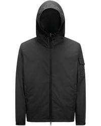 Moncler - Logo Patch Hooded Jacket - Lyst