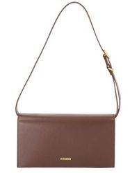 Jil Sander - All Day Leather Crossbody Bag - Lyst