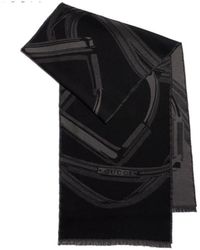 Gucci - Horsebit Logo Intarsia Knit Scarf - Lyst