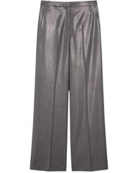 iBlues - Lamé Trousers - Lyst