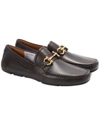 Ferragamo - Metal Buckle Business Casual Shoes - Lyst