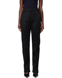 Max Mara - Pressed Crease Tailored Pants - Lyst
