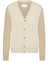 Maison Margiela - V-Neck Elbow-Patch Cardigan - Lyst