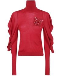 Blumarine - Long-Sleeved Sweater - Lyst