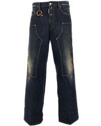 DSquared² - D-Ring Distressed Loose-Fit Jeans - Lyst