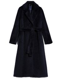 Max Mara - Wool And Cashmere Belted Coat - Lyst