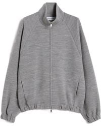 Max Mara - Frine High-Neck Zipped Sweatshirt - Lyst