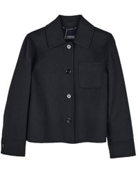 Max Mara - Collared Long-Sleeved Casual Jacket - Lyst