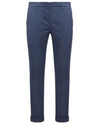 Dondup - Mid-Rise Straight Leg Trousers - Lyst