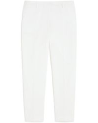 Weekend by Maxmara - Straight Leg Cropped Pants - Lyst
