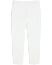 Weekend by Maxmara - Straight Leg Cropped Pants - Lyst