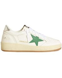 Golden Goose - Ball Star 2 With Leather Star And Metallic Leather Heel Tab - Lyst
