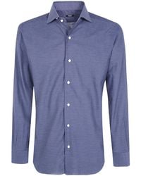 Barba Napoli - Chevron Classic Shirt - Lyst